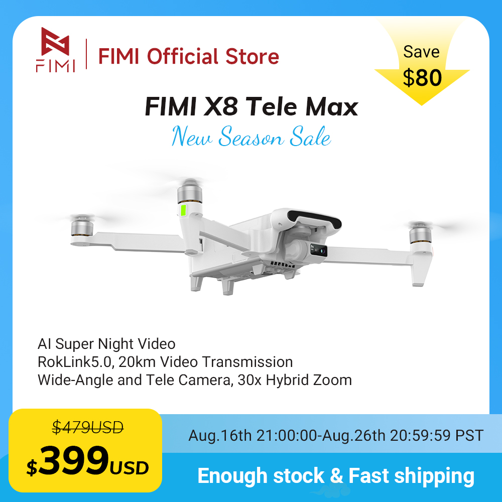 Drone Thermal Imaging - FIMI X8 Tele Max Drone Baru
