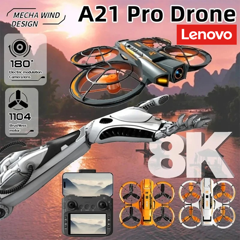 Drone Surveying - Lenovo A21 Pro Drone 4K Profesional