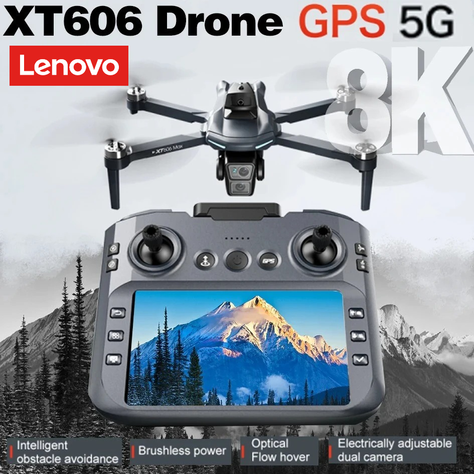 Drone Surveying - Drone Profesional Lenovo XT606 Kamera 8K