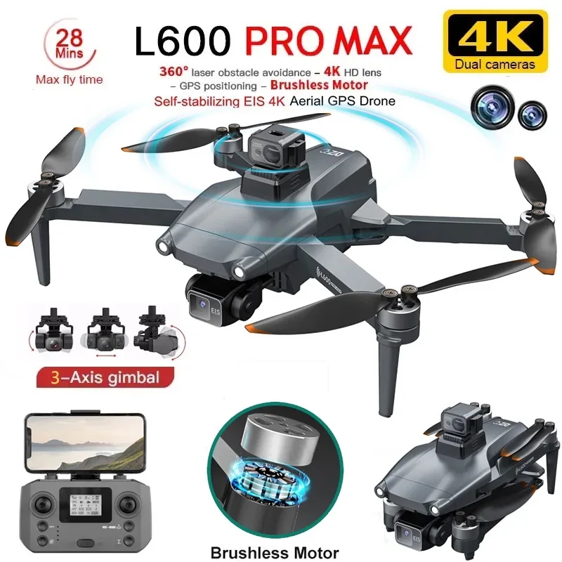 Drone Lidar - L600 PRO MAX Drone GPS profesional,