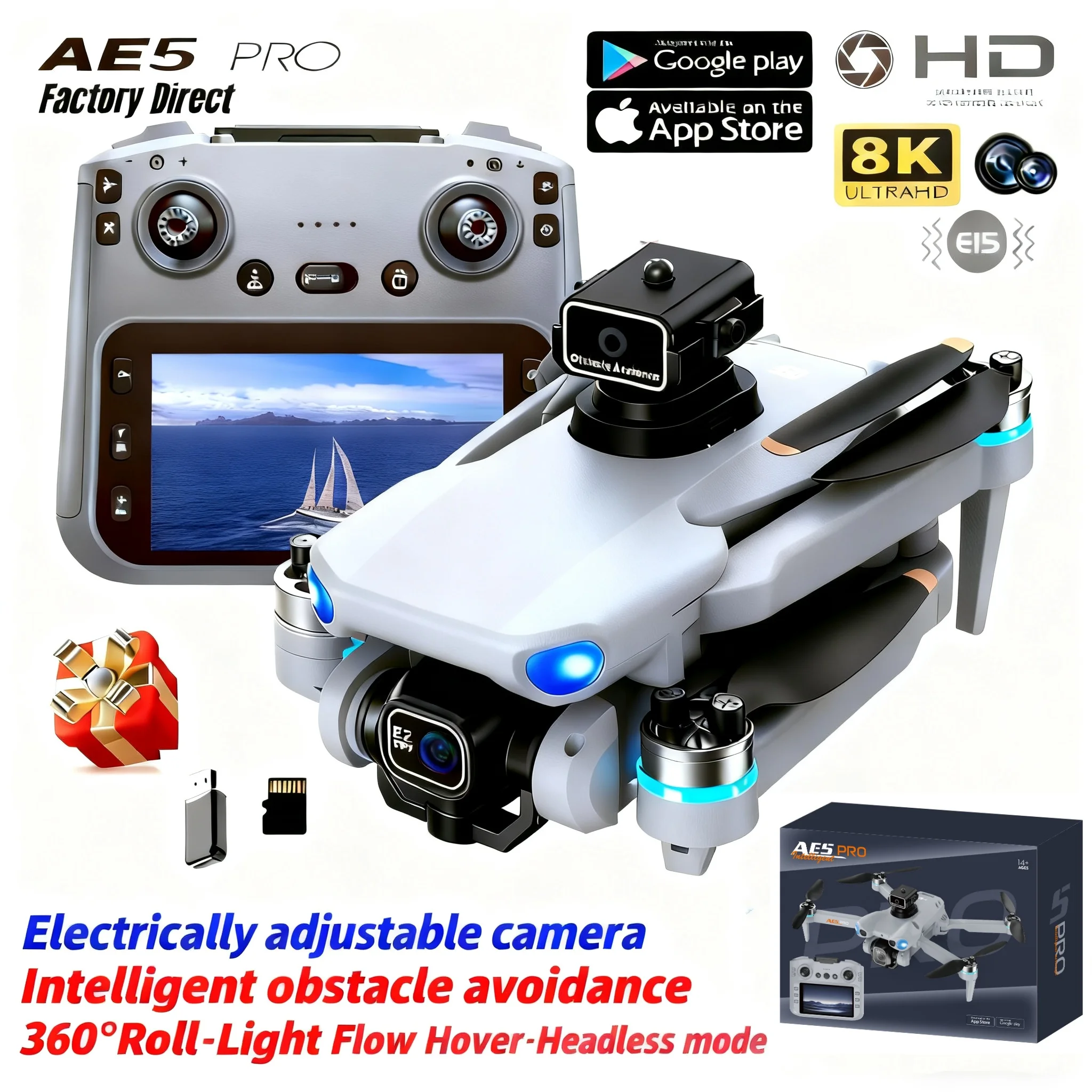 Drone Video Production - Drone AE5 Pro 8K HD Layar