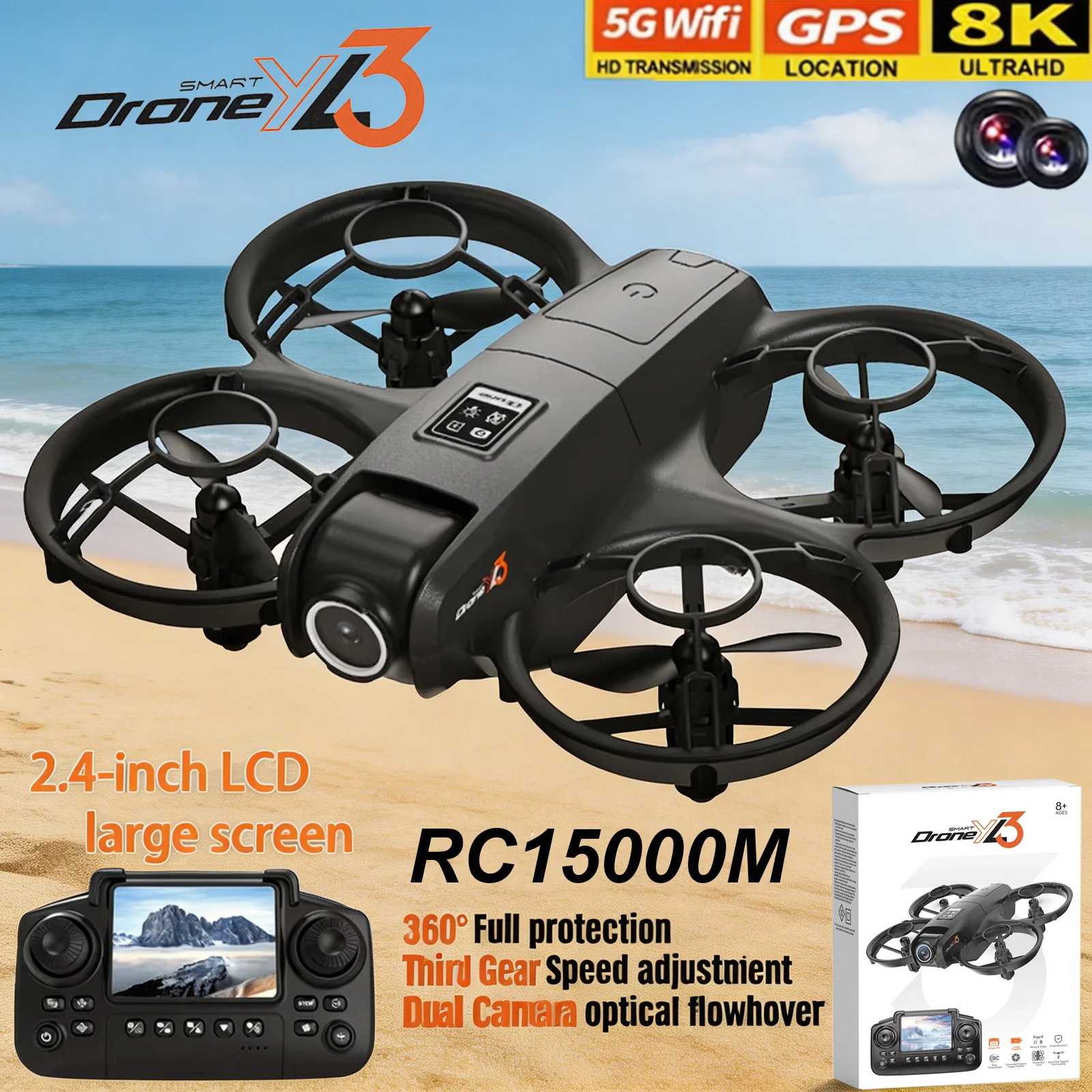 Drone Surveying - Drone RC YL3 Baru 8K 1080P