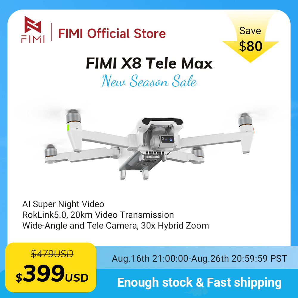 Drone Thermal Imaging - Drone FIMI X8 Tele Max dengan