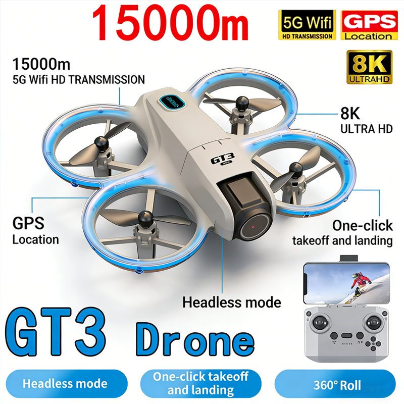 Drone GT3 MAX Baru 8K HD Fotog - Drone Video Production ulasan dan harga