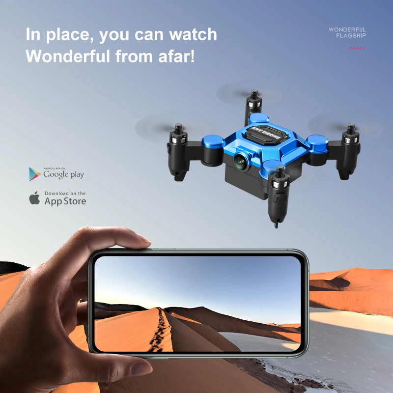 K04 Mini Drone Lipat Portabel  - Drone Video Production ulasan dan harga