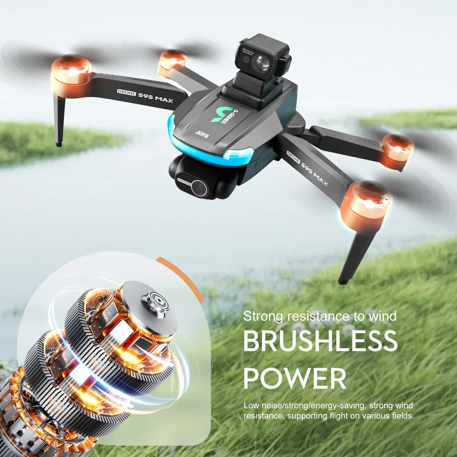 Drone MINI S9S MAX Baru 4K 2 S - Drone Video Production ulasan dan harga