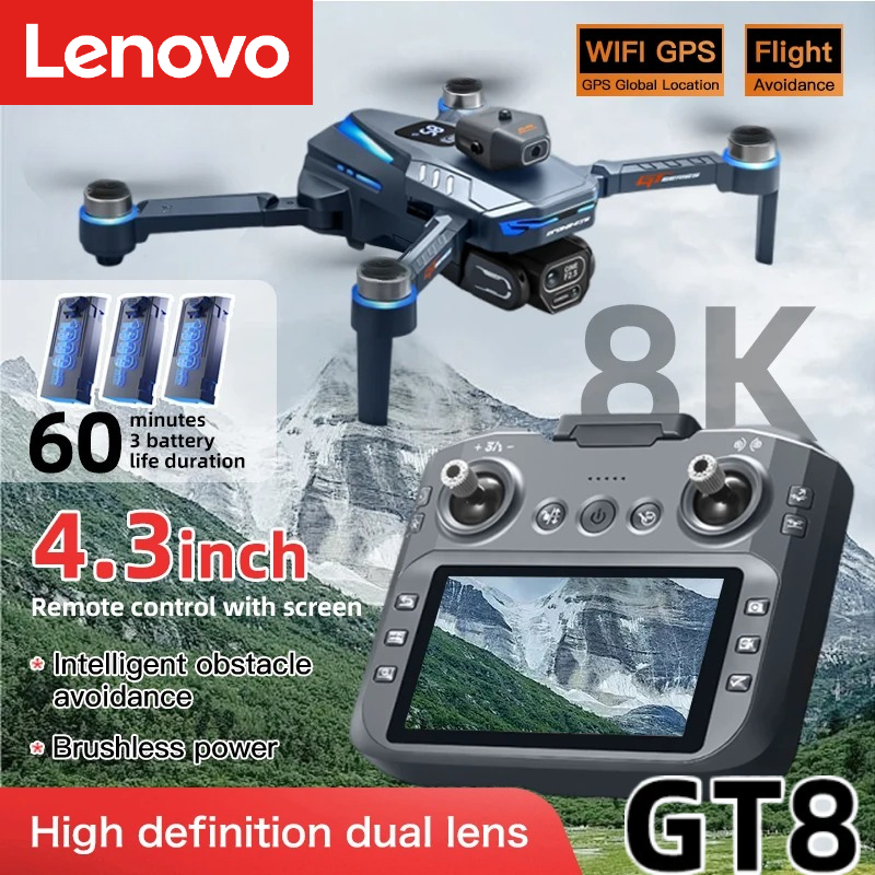 Drone Lenovo GT8 8K Profesiona - Drone Surveying ulasan dan harga