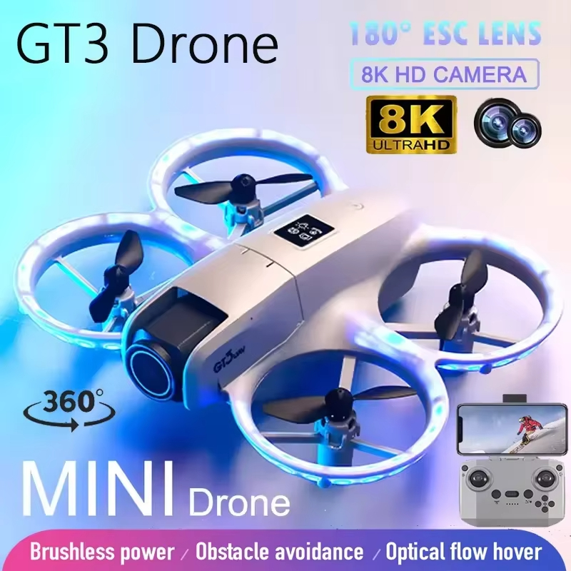 Drone Mini GT3 Baru 8K HD Kame - Drone Thermal Imaging ulasan dan harga