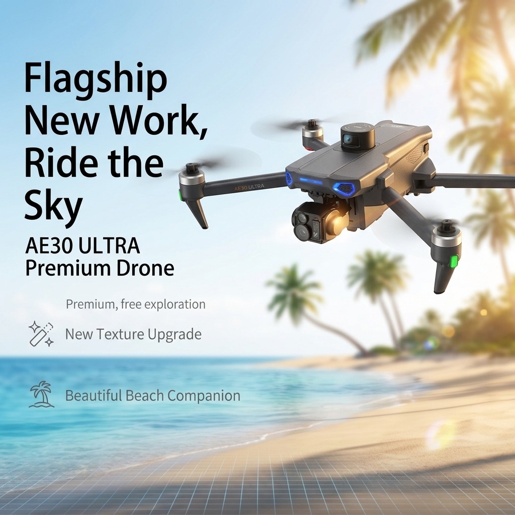 Drone GPS AE30 Ultra Baru Kame - Drone Multispectral ulasan dan harga